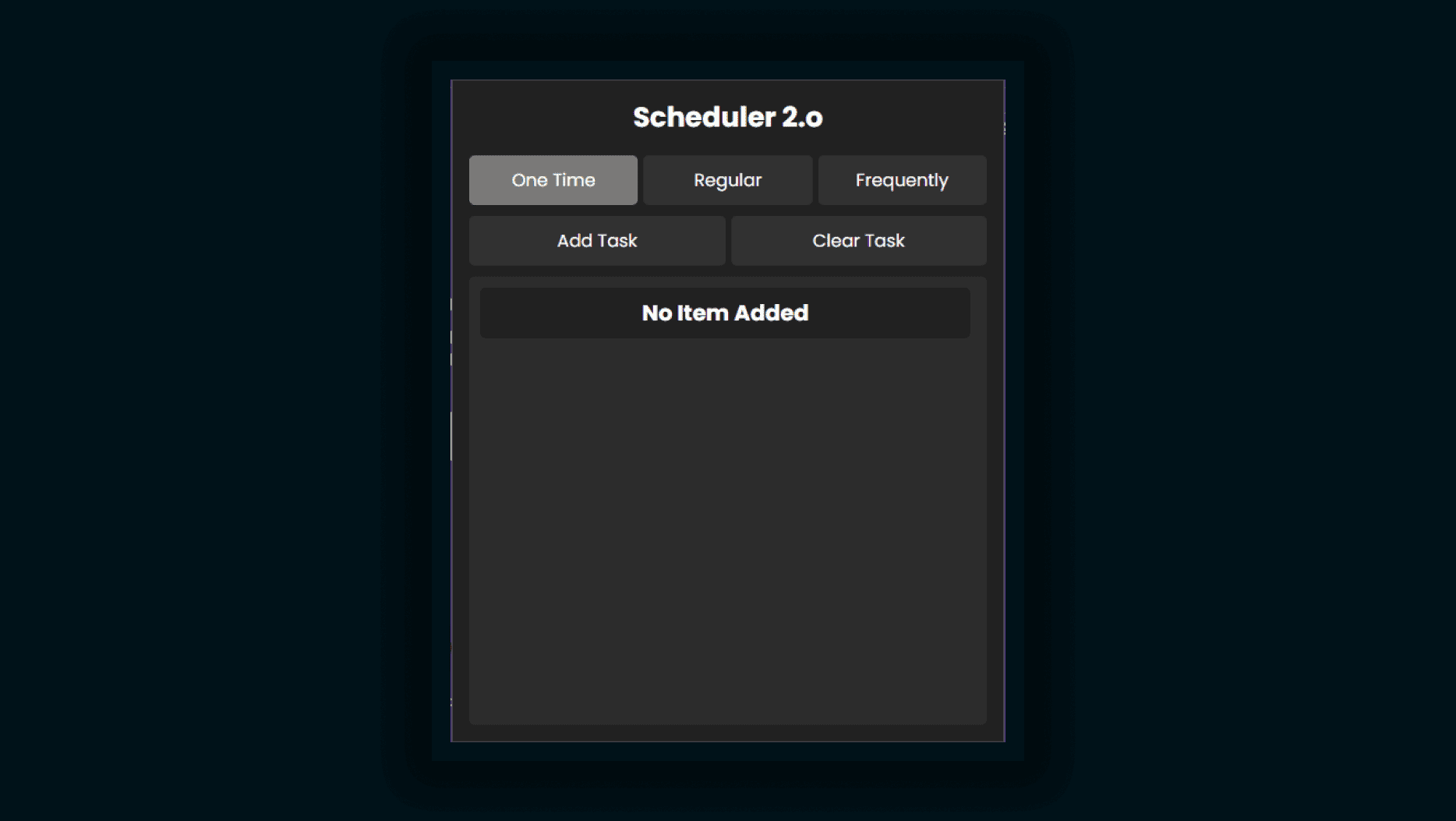 Scheduler 2.0 - image 1